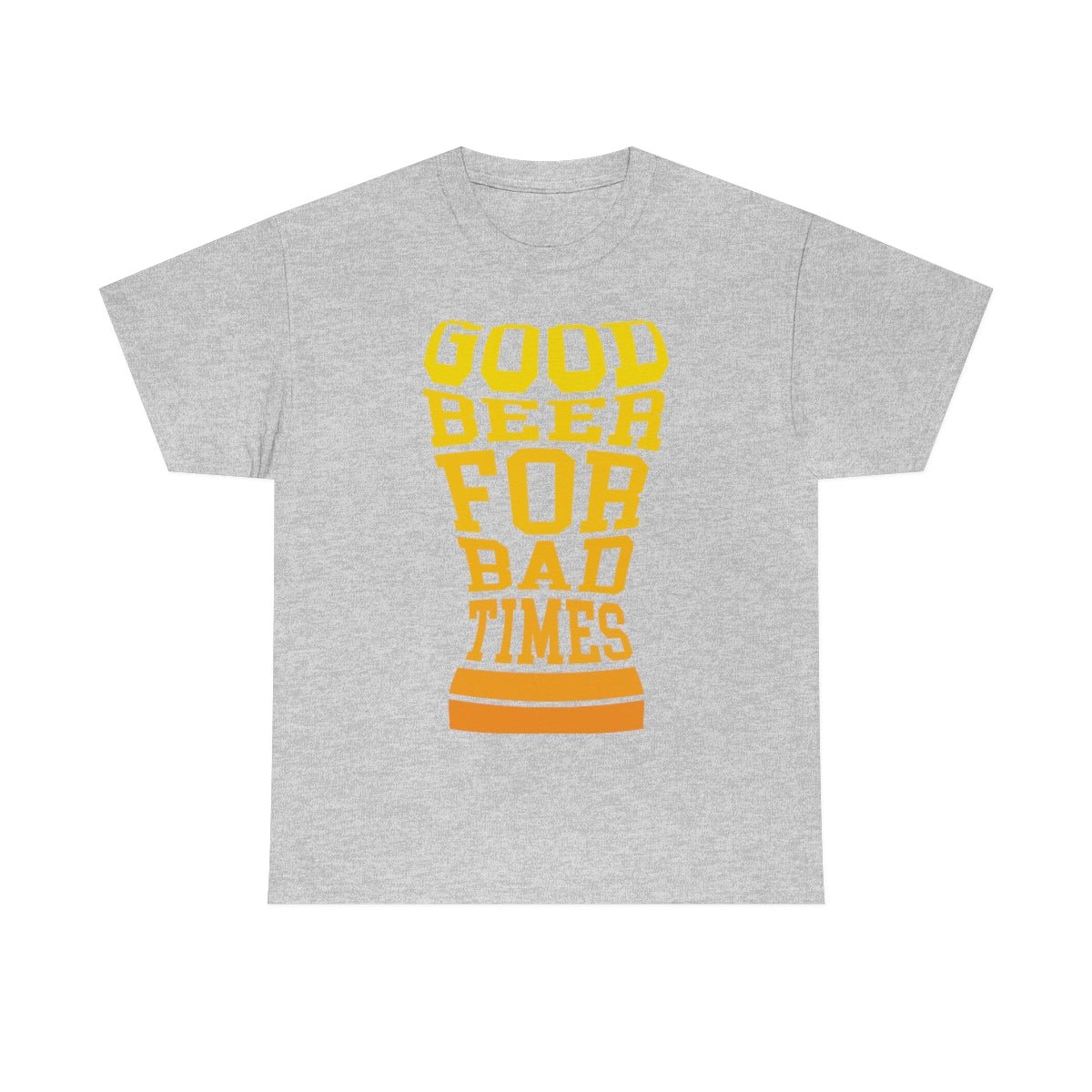 Good Beer For Bad Times Men's Cotton Tee - Salty Medic Clothing Co.