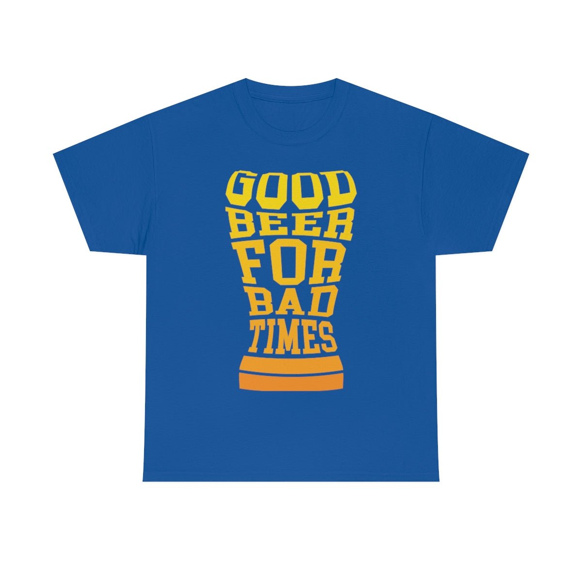 Good Beer For Bad Times Men's Cotton Tee - Salty Medic Clothing Co.