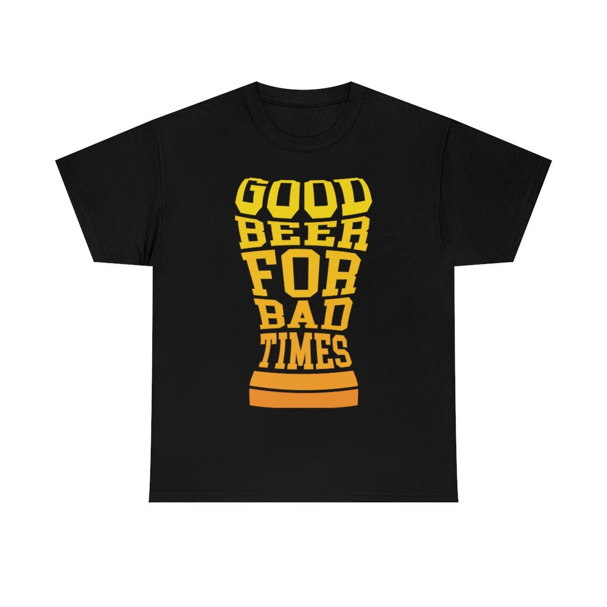 Good Beer For Bad Times Men's Cotton Tee - Salty Medic Clothing Co.