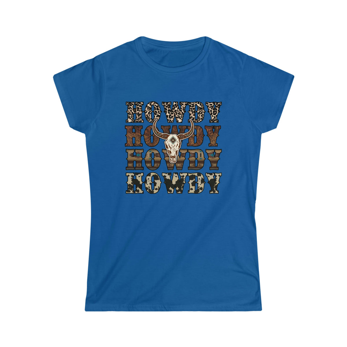 Howdy Howdy Howdy Women's T-shirt Royal