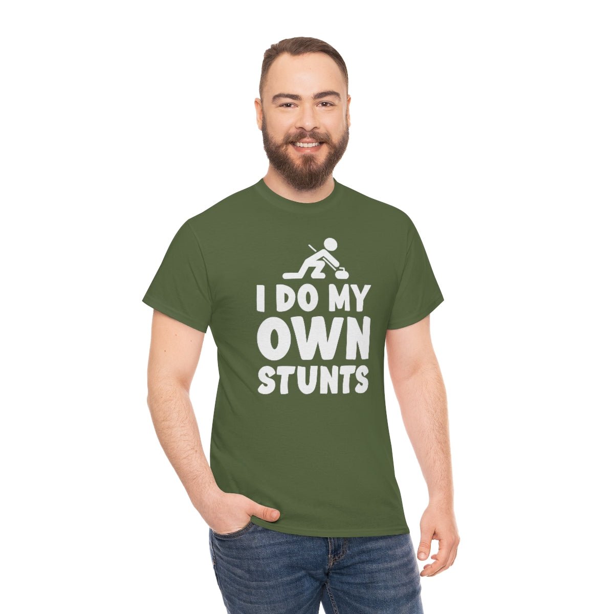 I Do My Own Stunts Cotton Tee