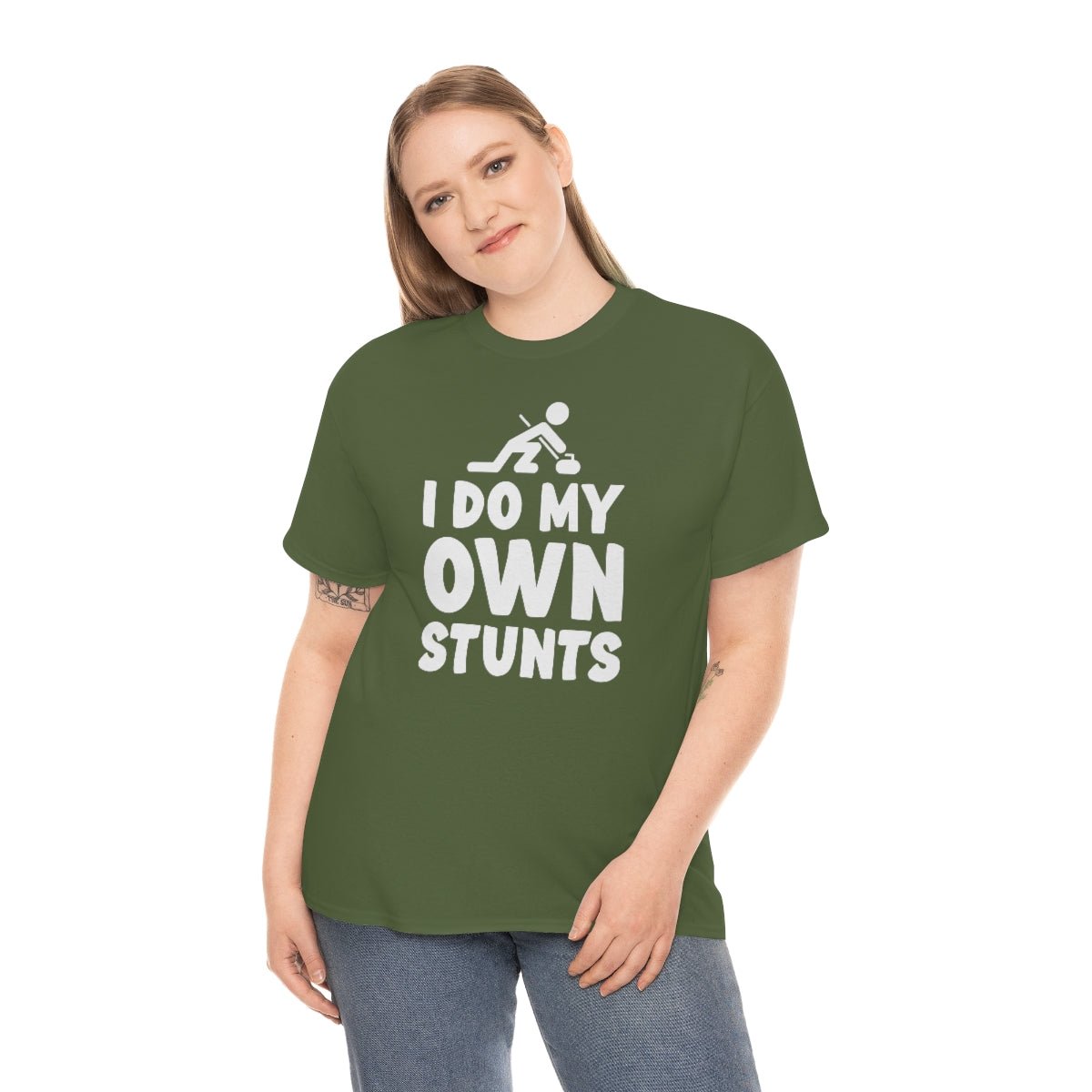 I Do My Own Stunts Cotton Tee