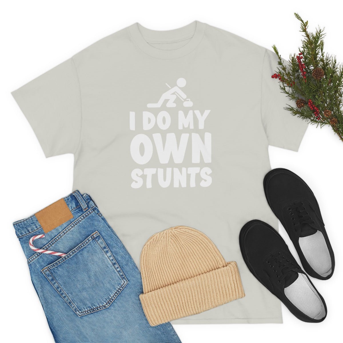 I Do My Own Stunts Cotton Tee