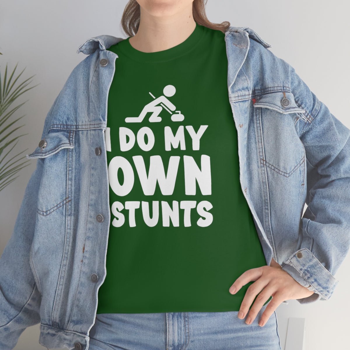 I Do My Own Stunts Cotton Tee