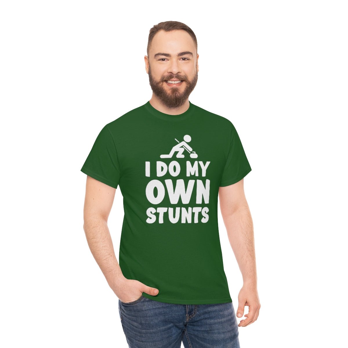 I Do My Own Stunts Cotton Tee