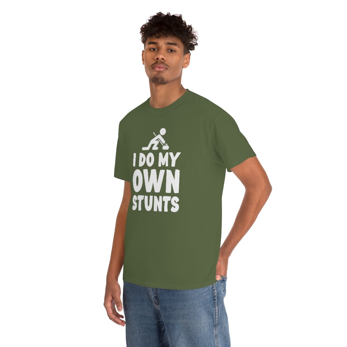 I Do My Own Stunts Cotton Tee