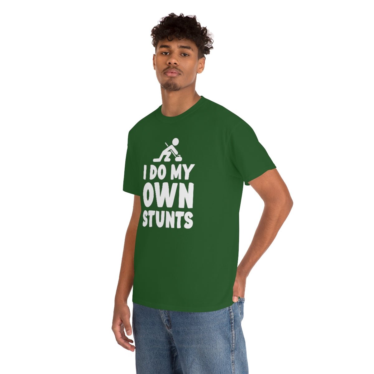 I Do My Own Stunts Cotton Tee