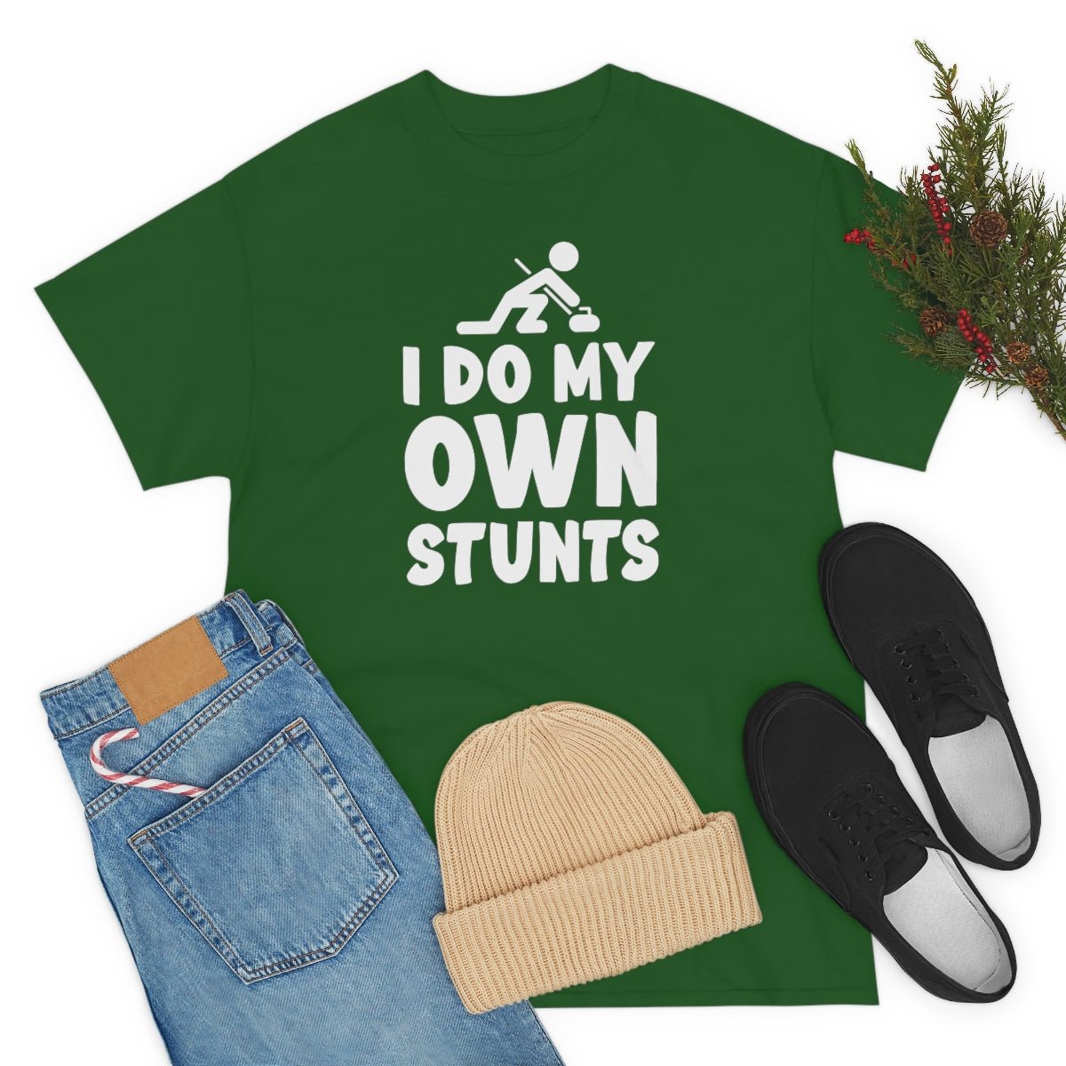 I Do My Own Stunts Cotton Tee