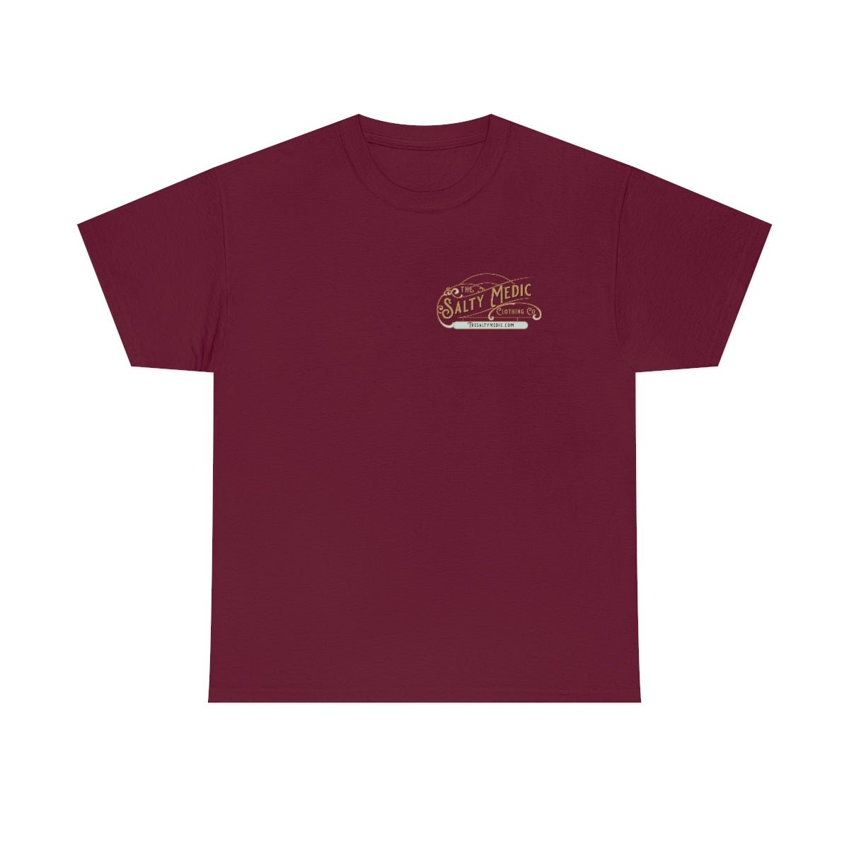 I Fight What You Fear Heavy Cotton Tee Maroon