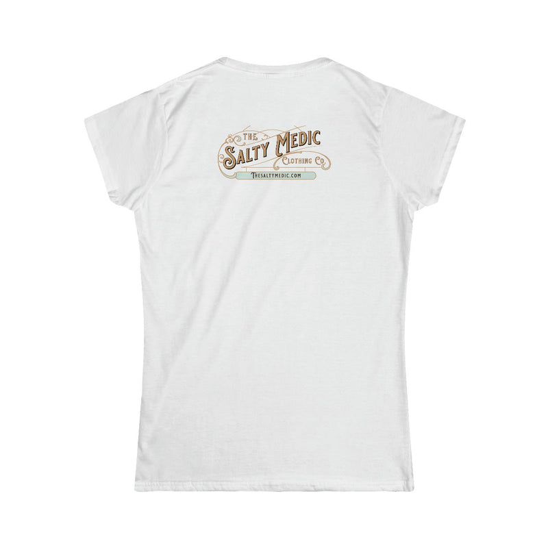I Hate Everyone, But Coffee Helps Women's Softstyle Tee - Salty Medic Clothing Co.
