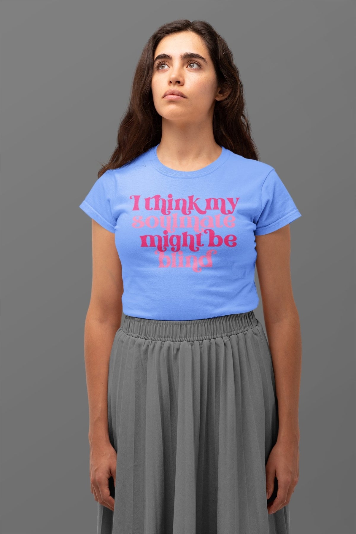 I Think My Soulmate Might Be Blind Women's Softstyle Tee - Salty Medic Clothing Co.