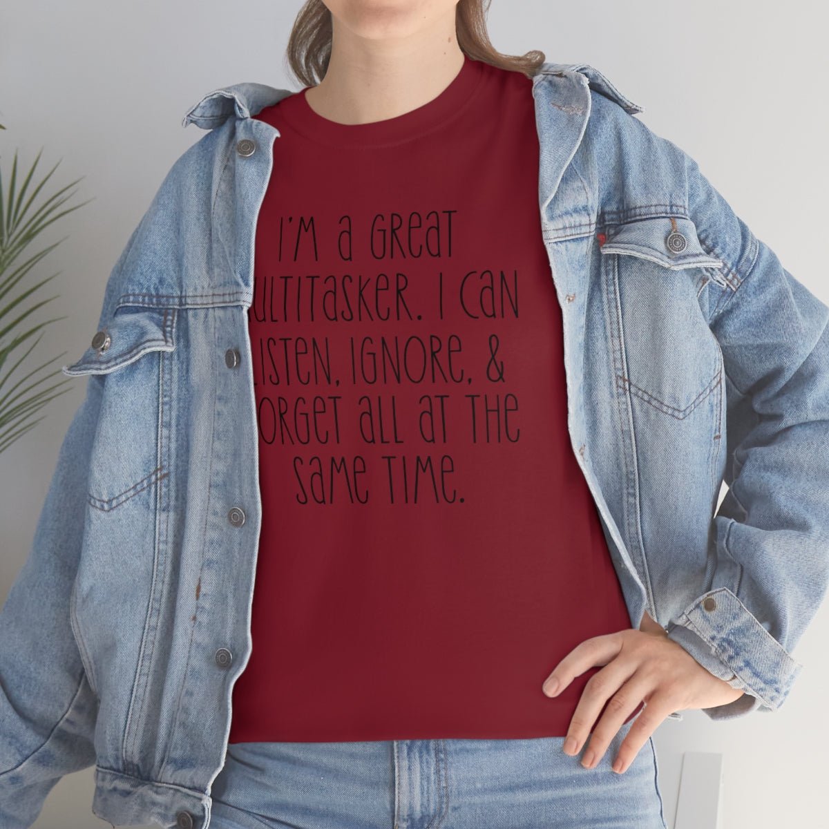 I'm a great multi-tasker Men's Heavy Cotton Tee