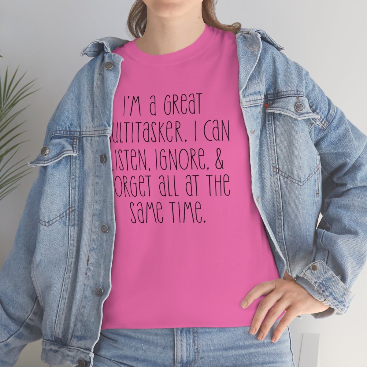 I'm a great multi-tasker Men's Heavy Cotton Tee