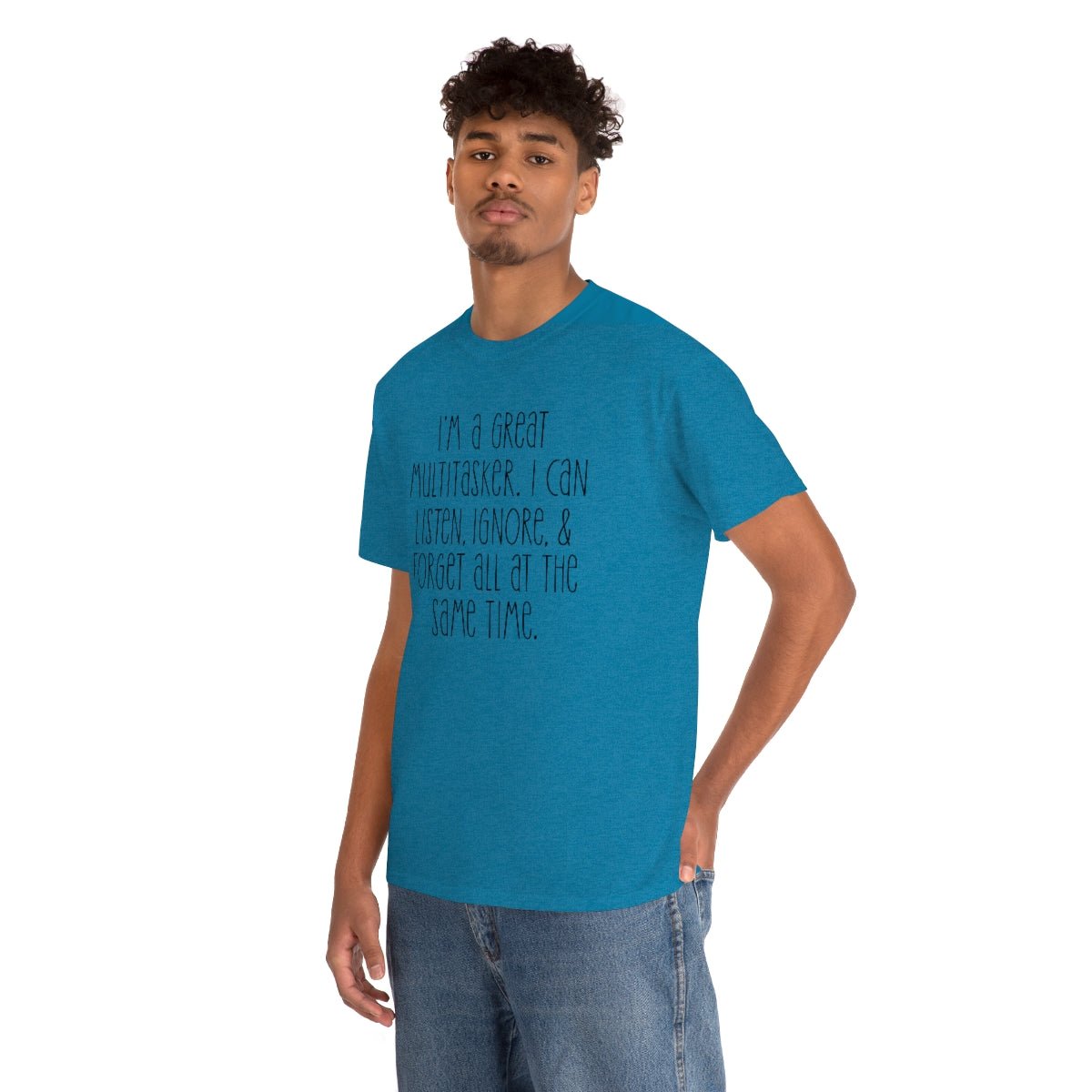 I'm a great multi-tasker Men's Heavy Cotton Tee