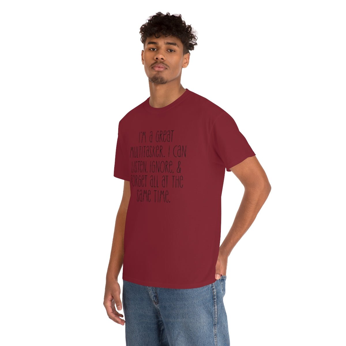 I'm a great multi-tasker Men's Heavy Cotton Tee