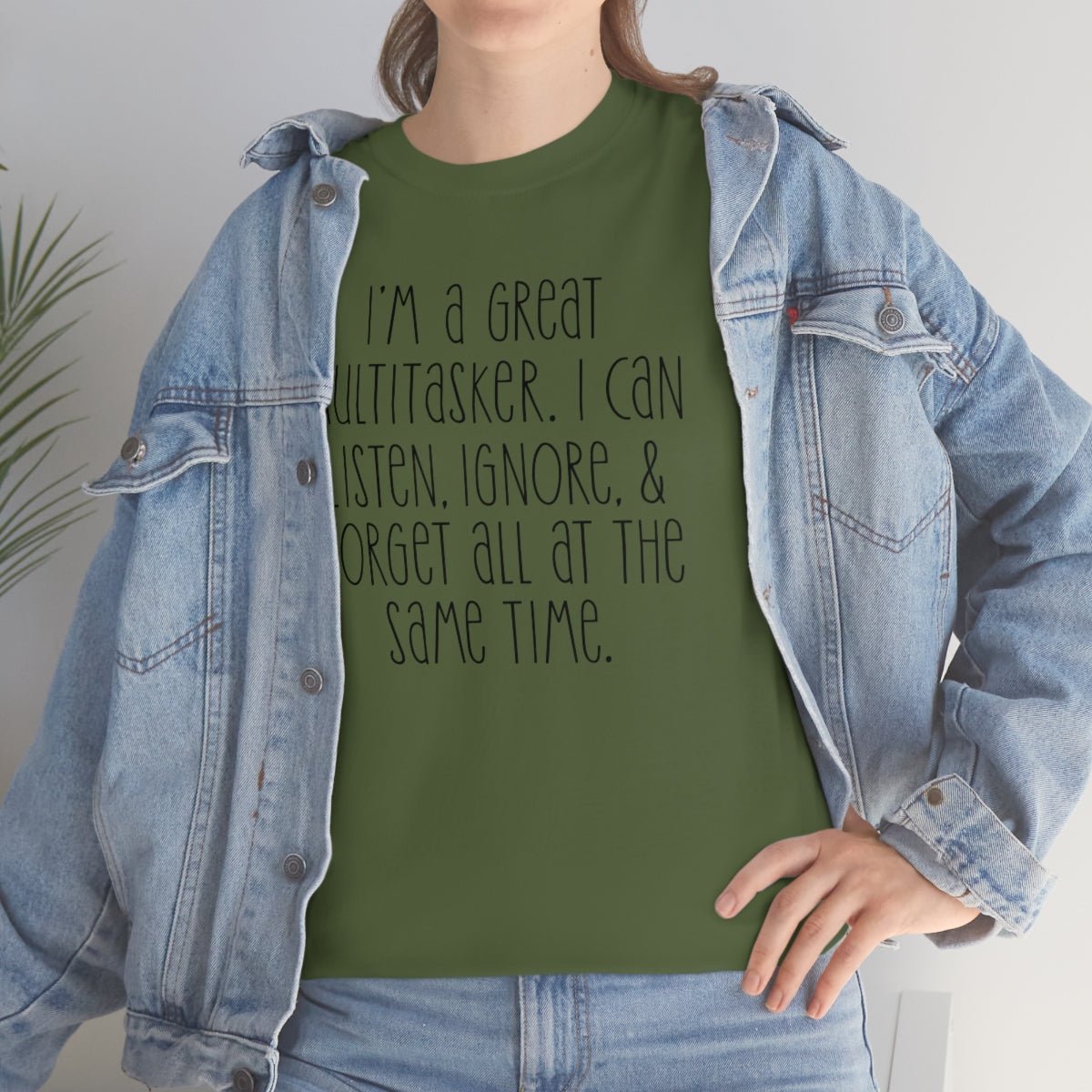 I'm a great multi-tasker Men's Heavy Cotton Tee