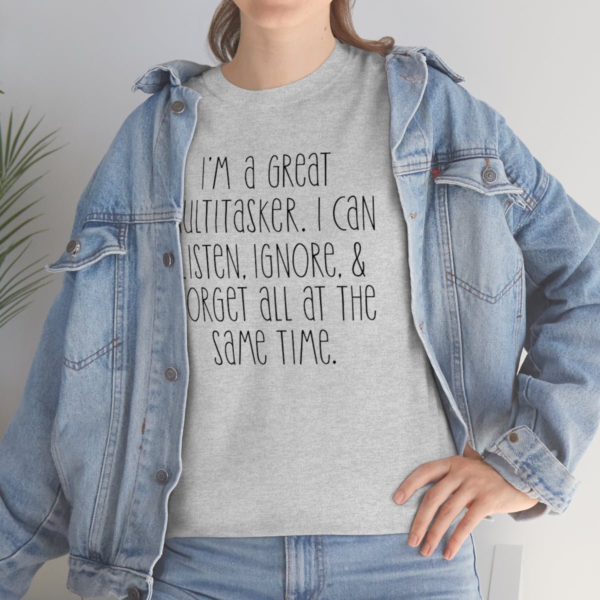 I'm a great multi-tasker Men's Heavy Cotton Tee