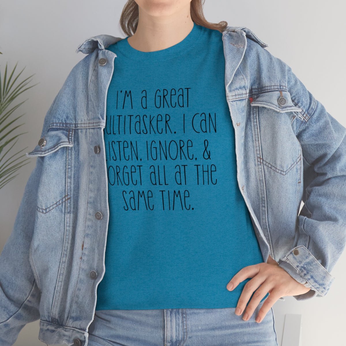 I'm a great multi-tasker Men's Heavy Cotton Tee