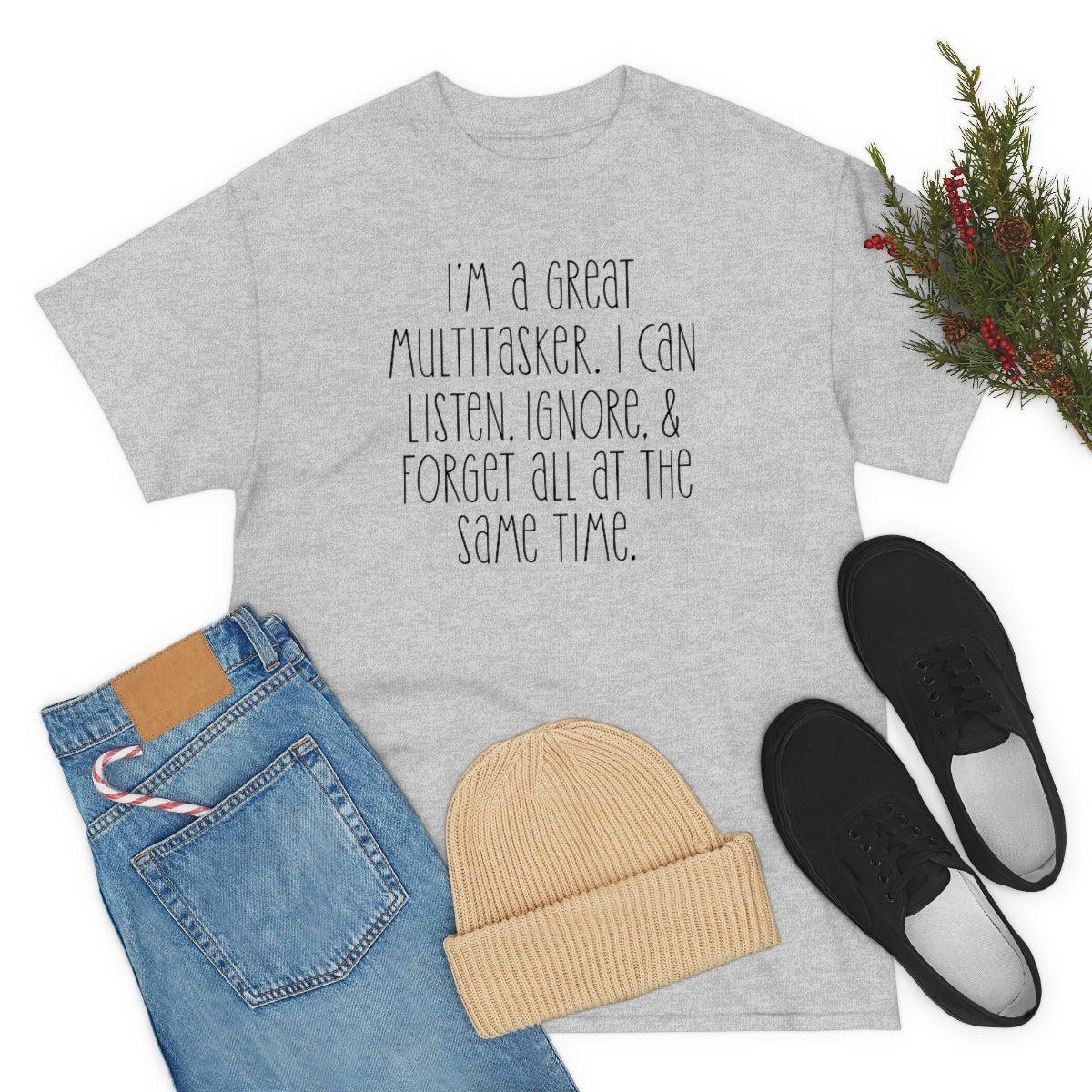 I'm a great multi-tasker Men's Heavy Cotton Tee