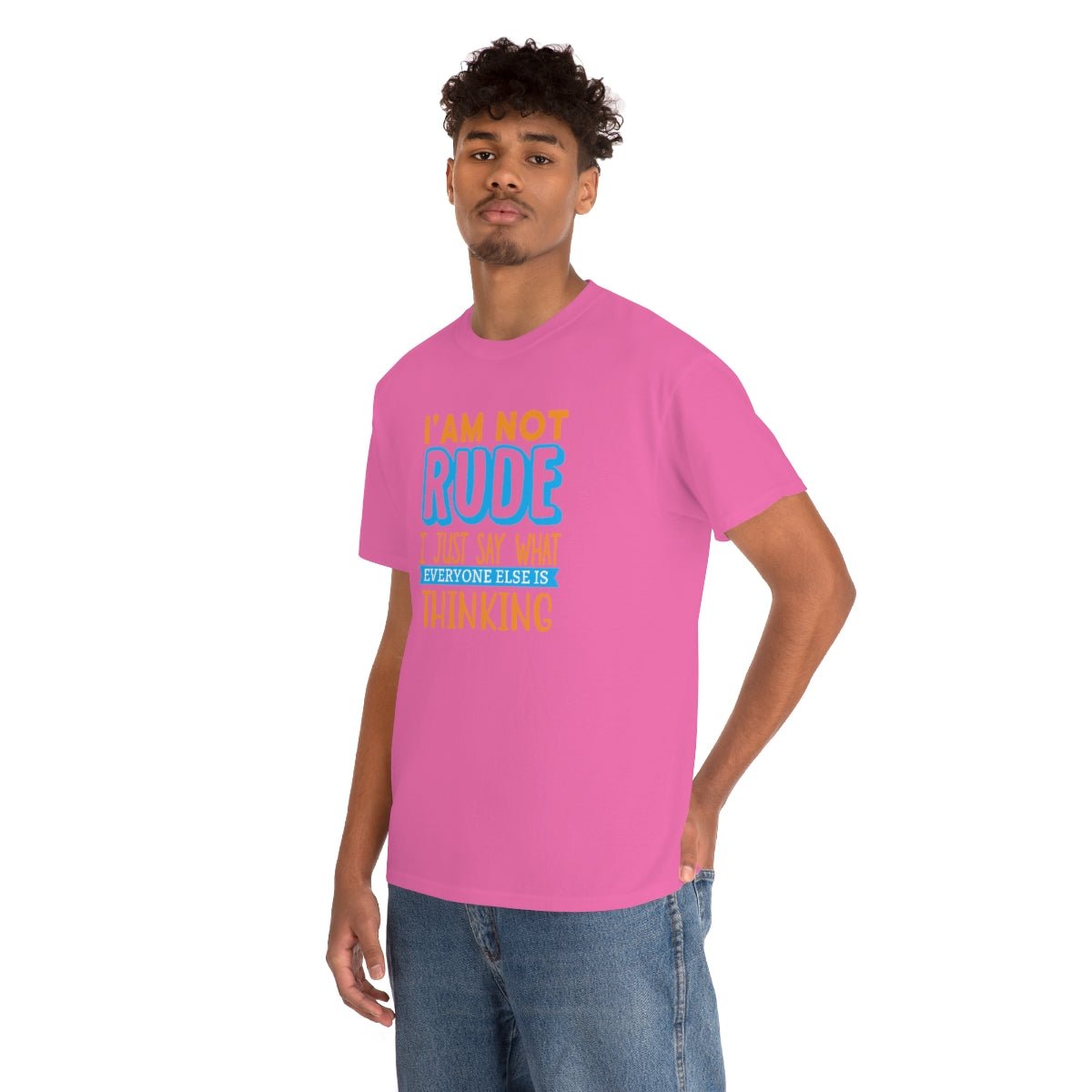 I'm not rude Men's Heavy Cotton Tee