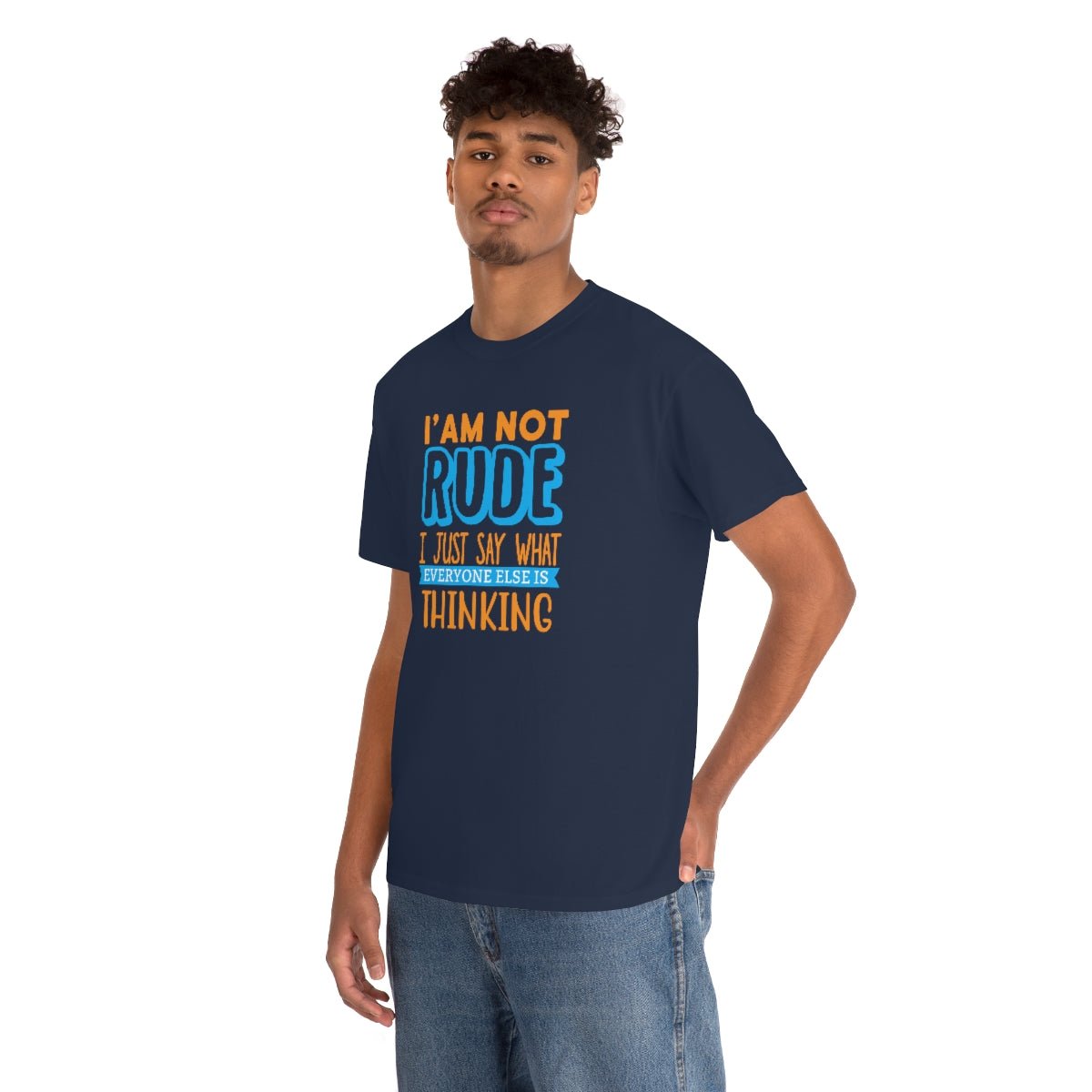 I'm not rude Men's Heavy Cotton Tee