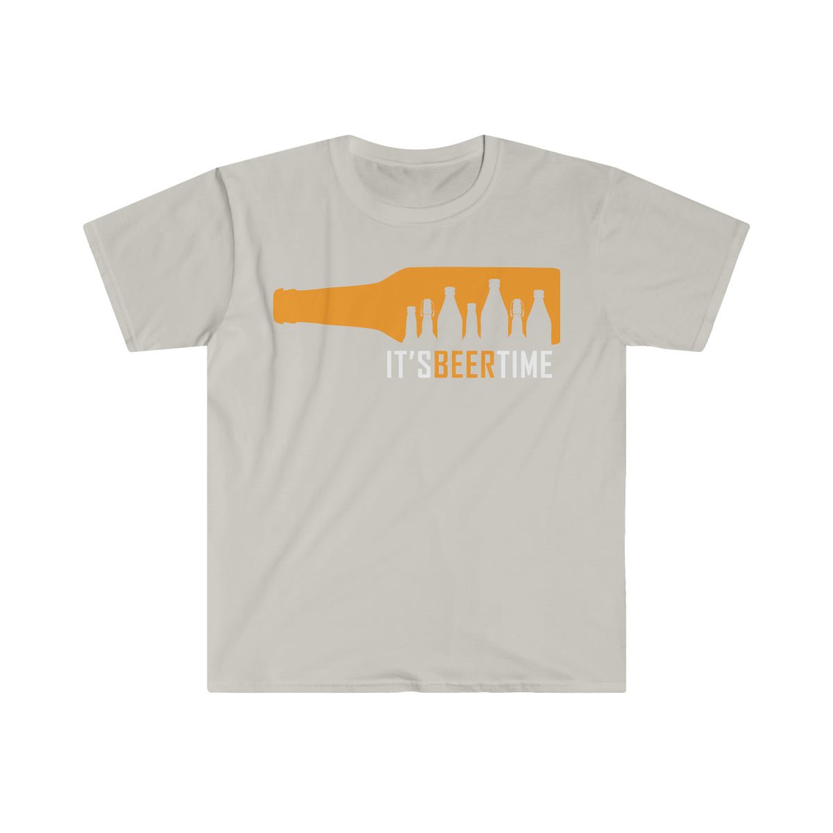 It's Beer Time Softstyle T-Shirt Ice Grey