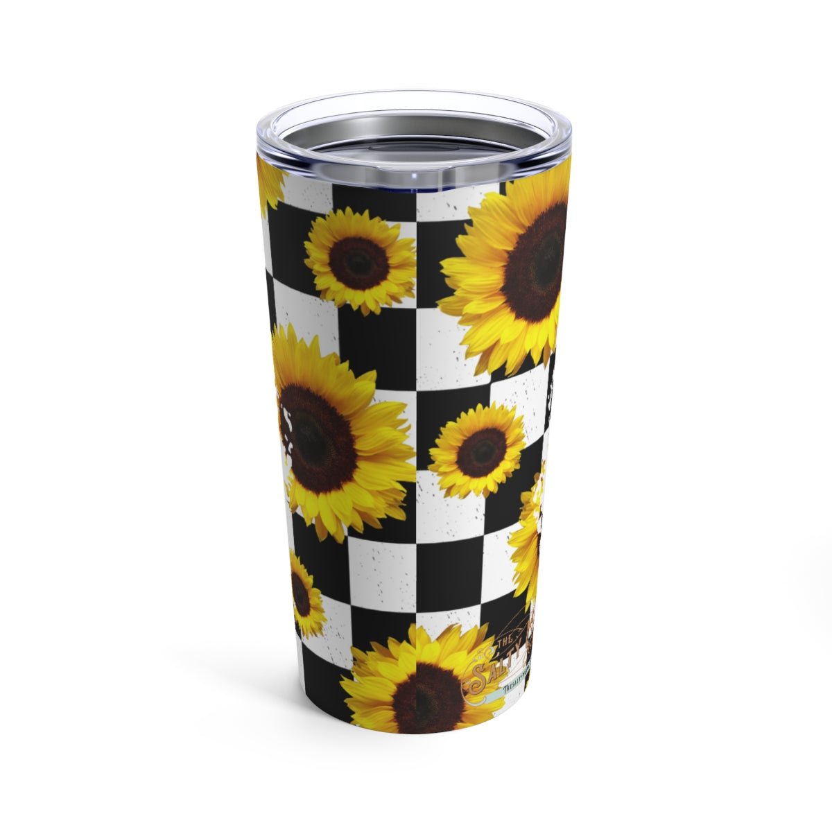 Just A Girl Who Loves Racing Sunflower Tumbler 20oz