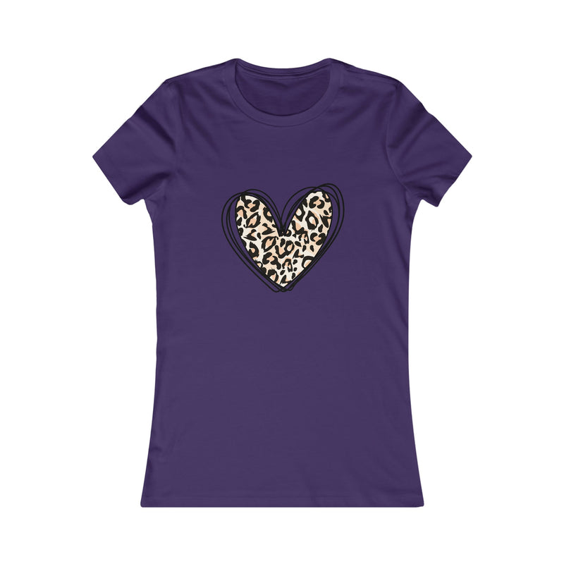 Leopard Heart Women's Tee - Salty Medic Clothing Co.