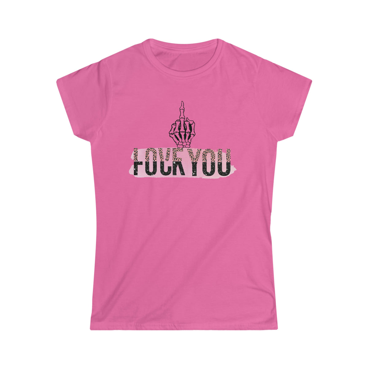 Love F You Women's Softstyle Tee Azalea