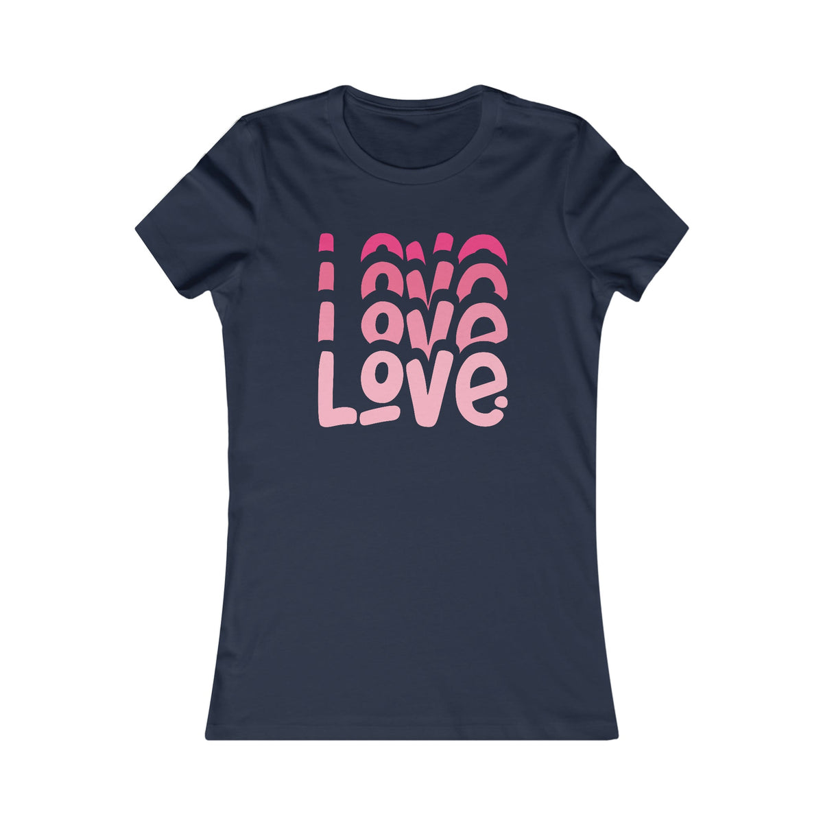 Love Women's Tee Navy