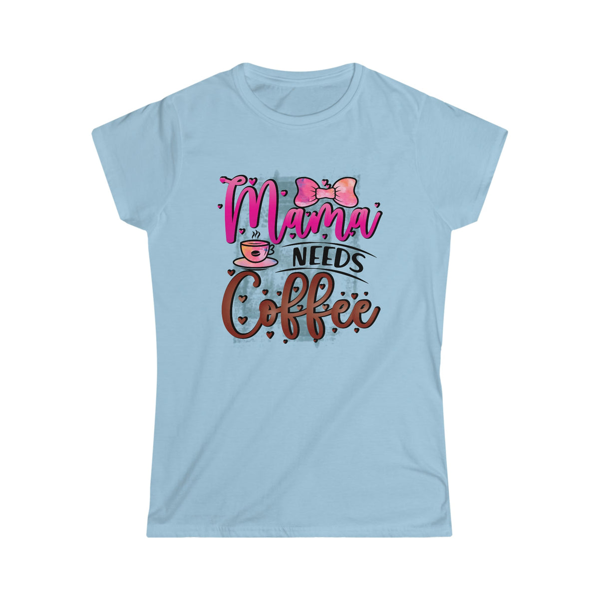 Mama Needs Coffee Women's Softstyle Tee - Salty Medic Clothing Co.