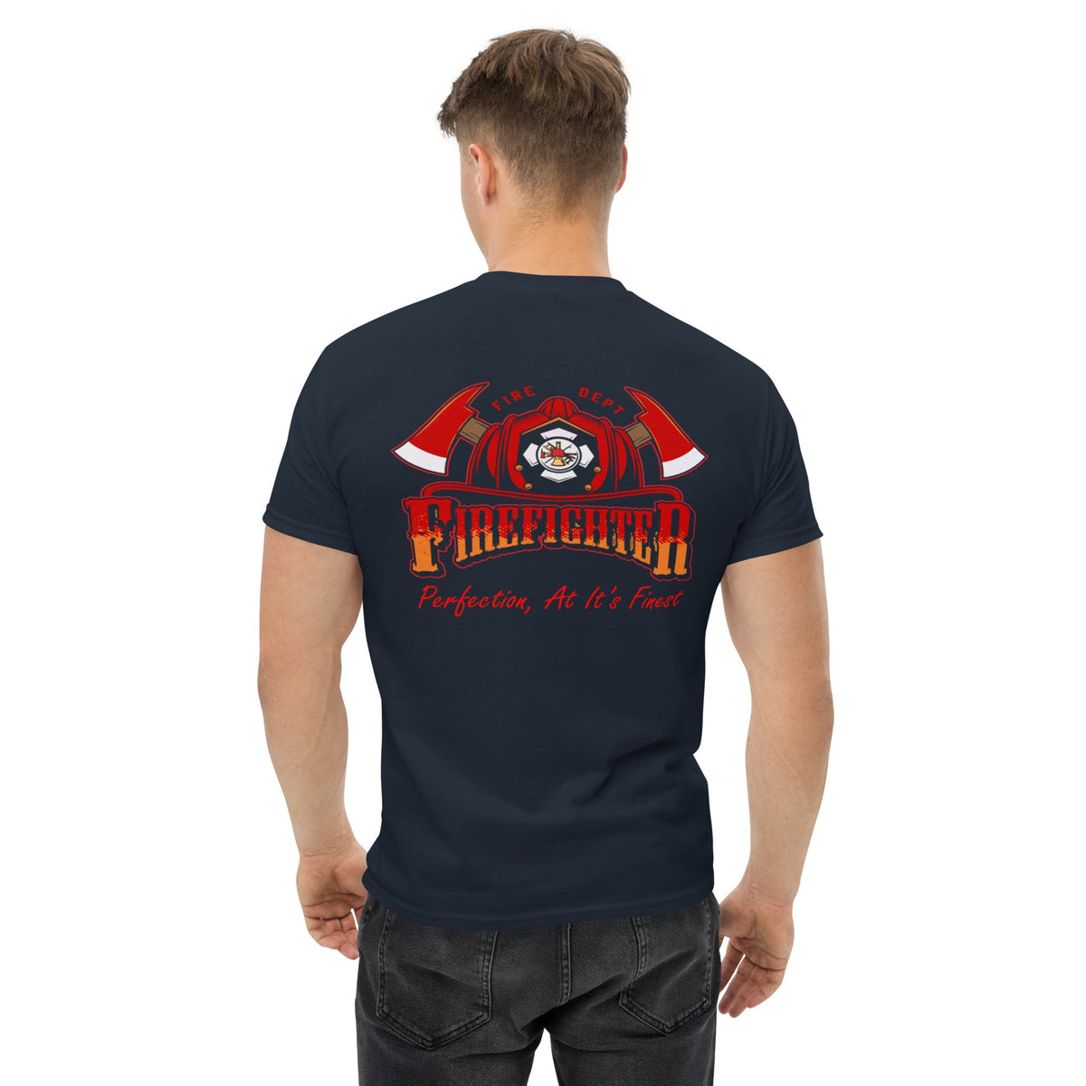 Men's Firefighter Tee Navy