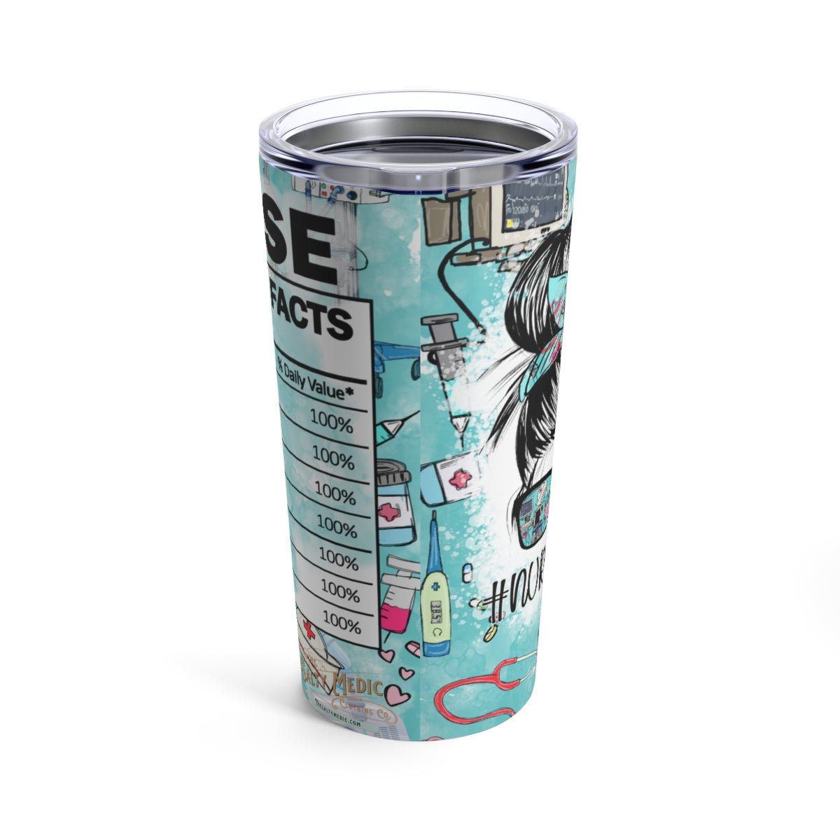 Nurse Life Nutritional Information Tumbler 20oz