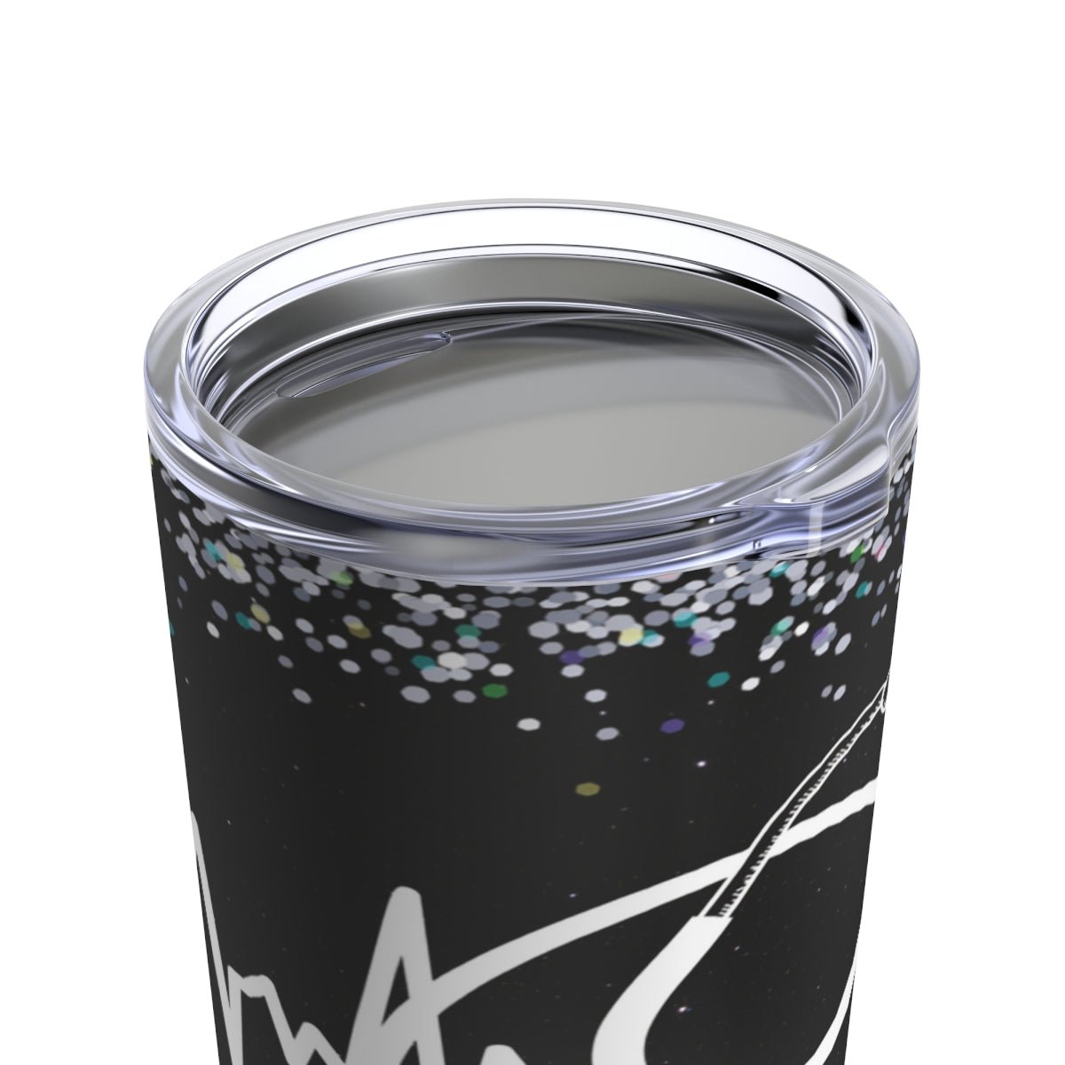 Nursing Black Glitter Tumbler 20oz