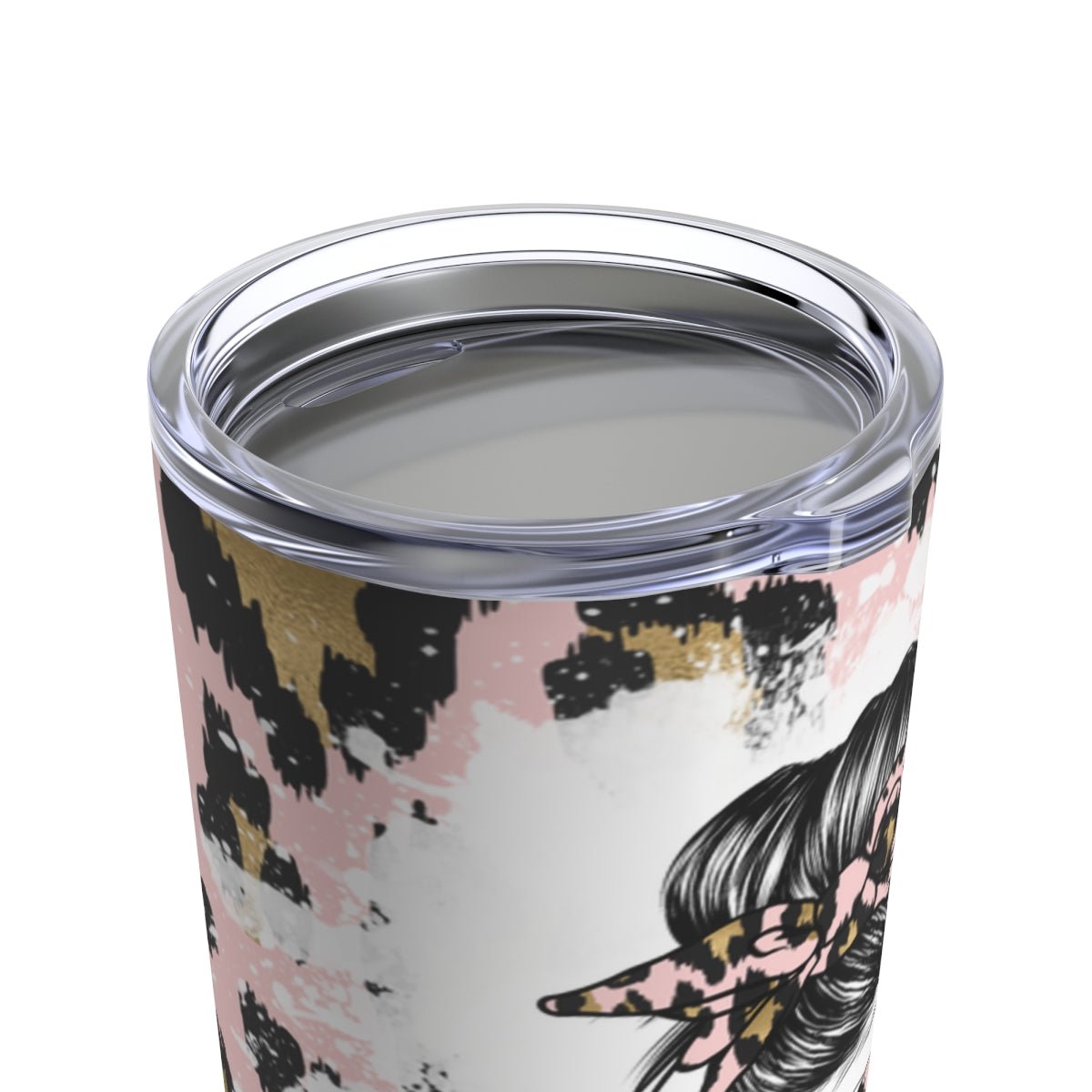 Pink Leopard Mom Life Tumbler 20oz