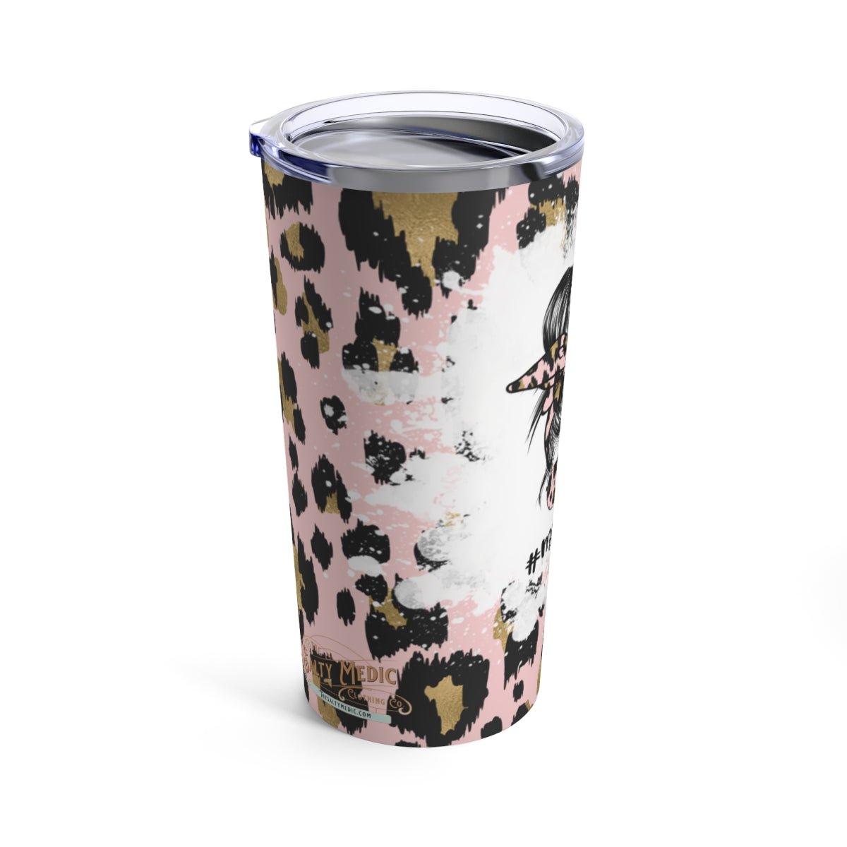 Pink Leopard Mom Life Tumbler 20oz