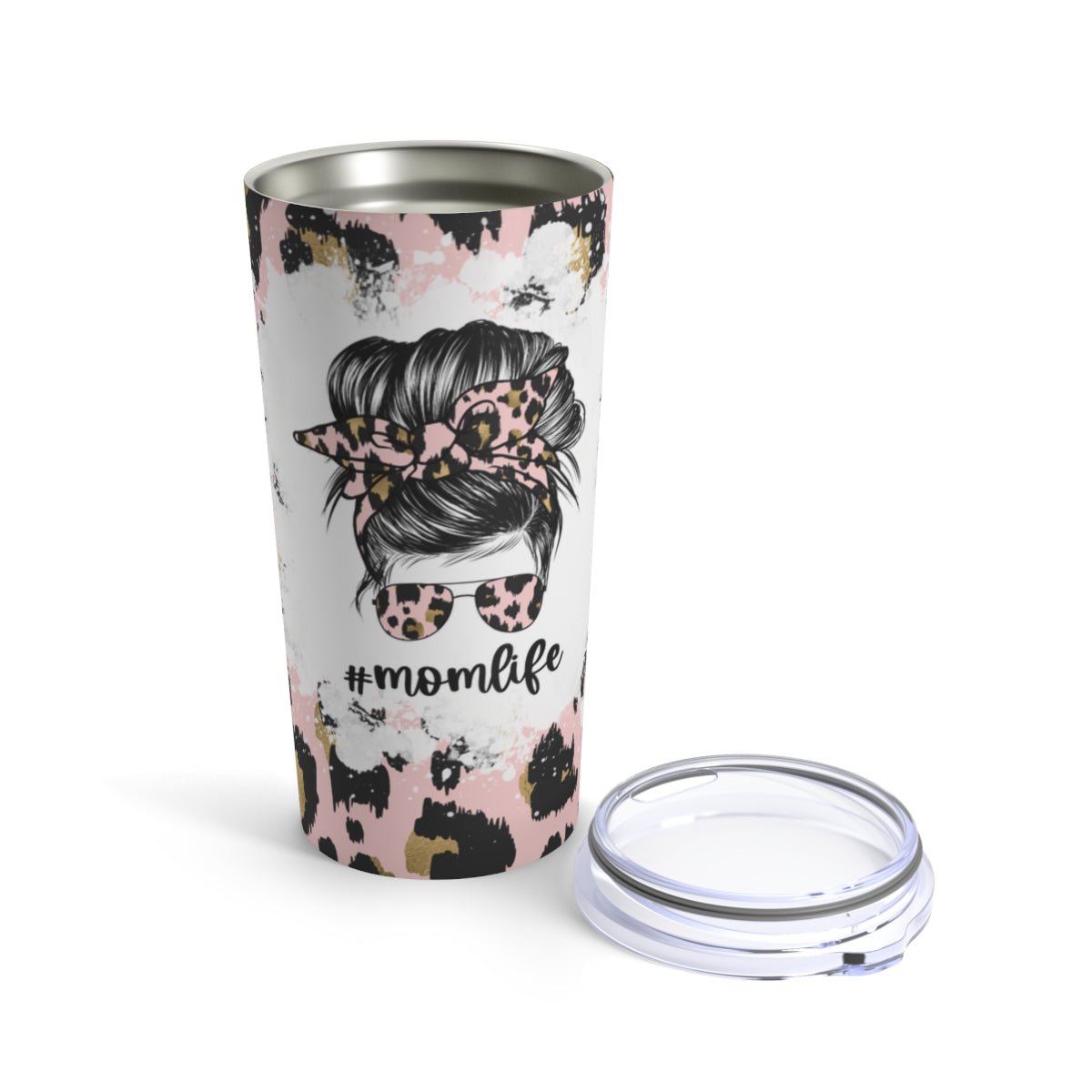 Pink Leopard Mom Life Tumbler 20oz 20oz