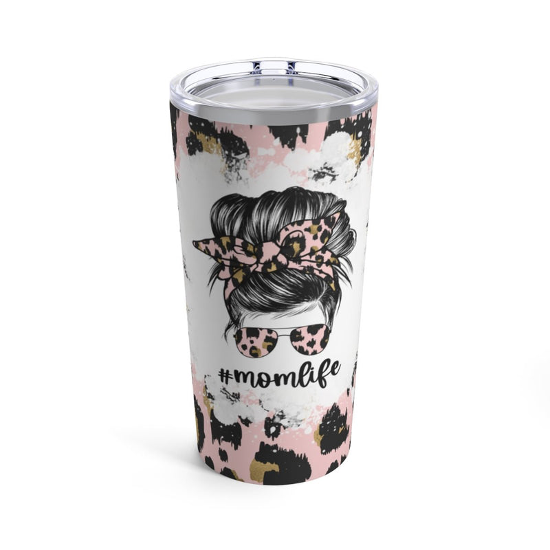 Pink Leopard Mom Life Tumbler 20oz