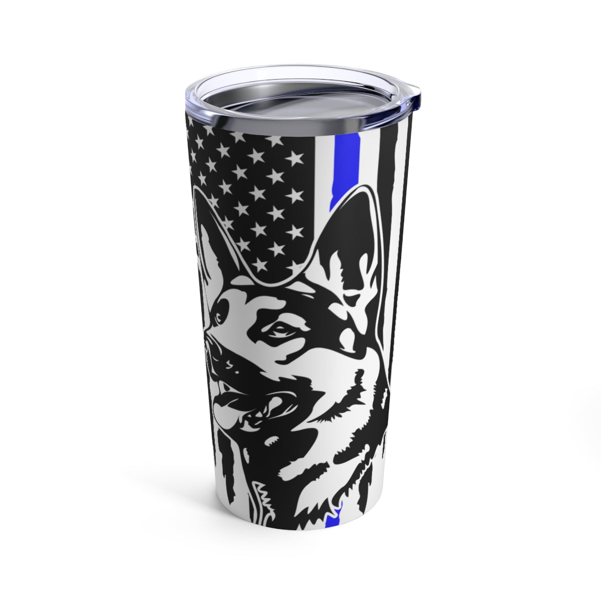 Police K9 Back The Blue Tumbler 20oz