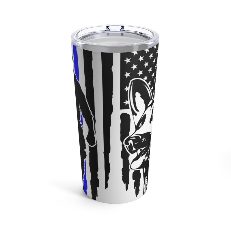 Police K9 Back The Blue Tumbler 20oz