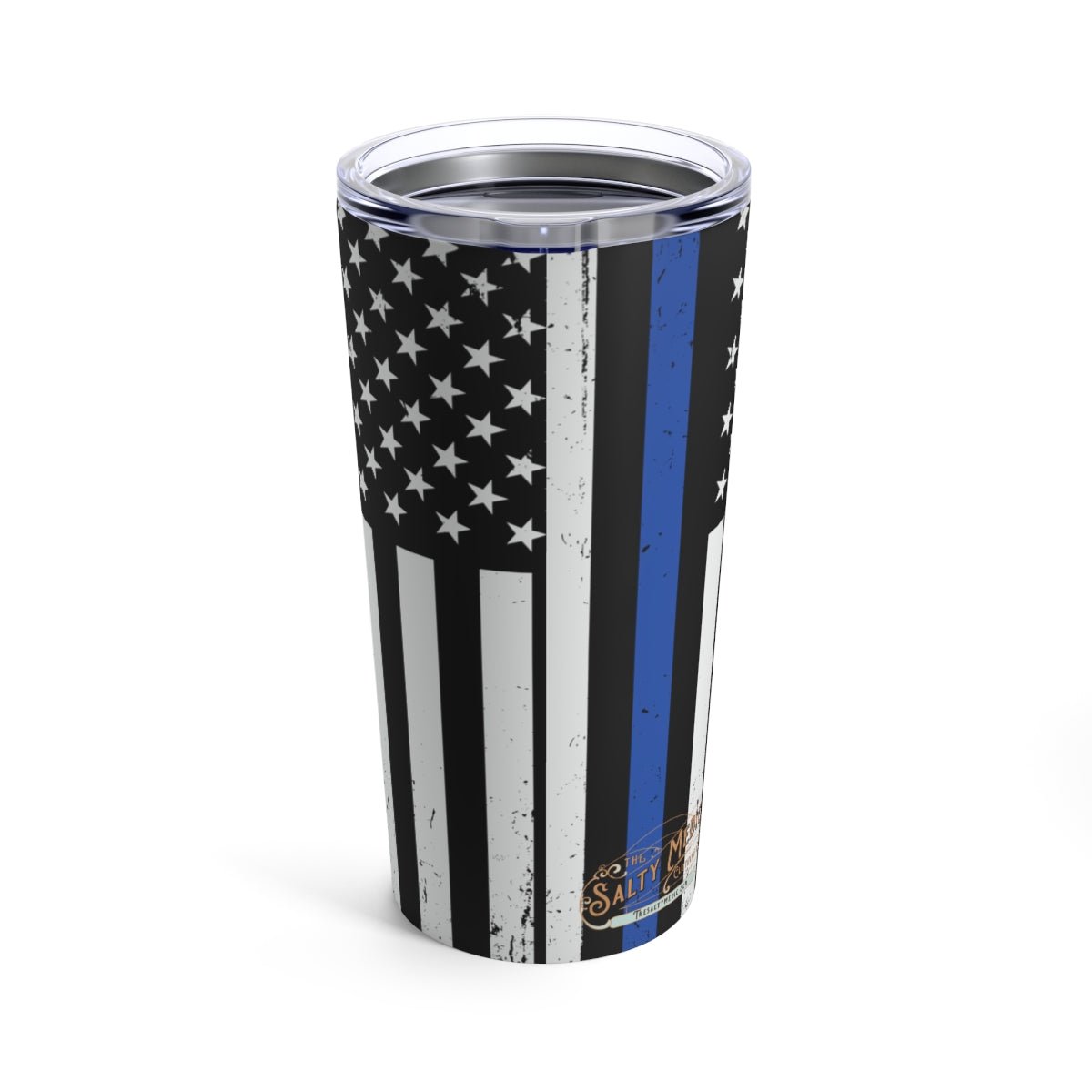 Police Wife Messy Bun Tumbler 20oz