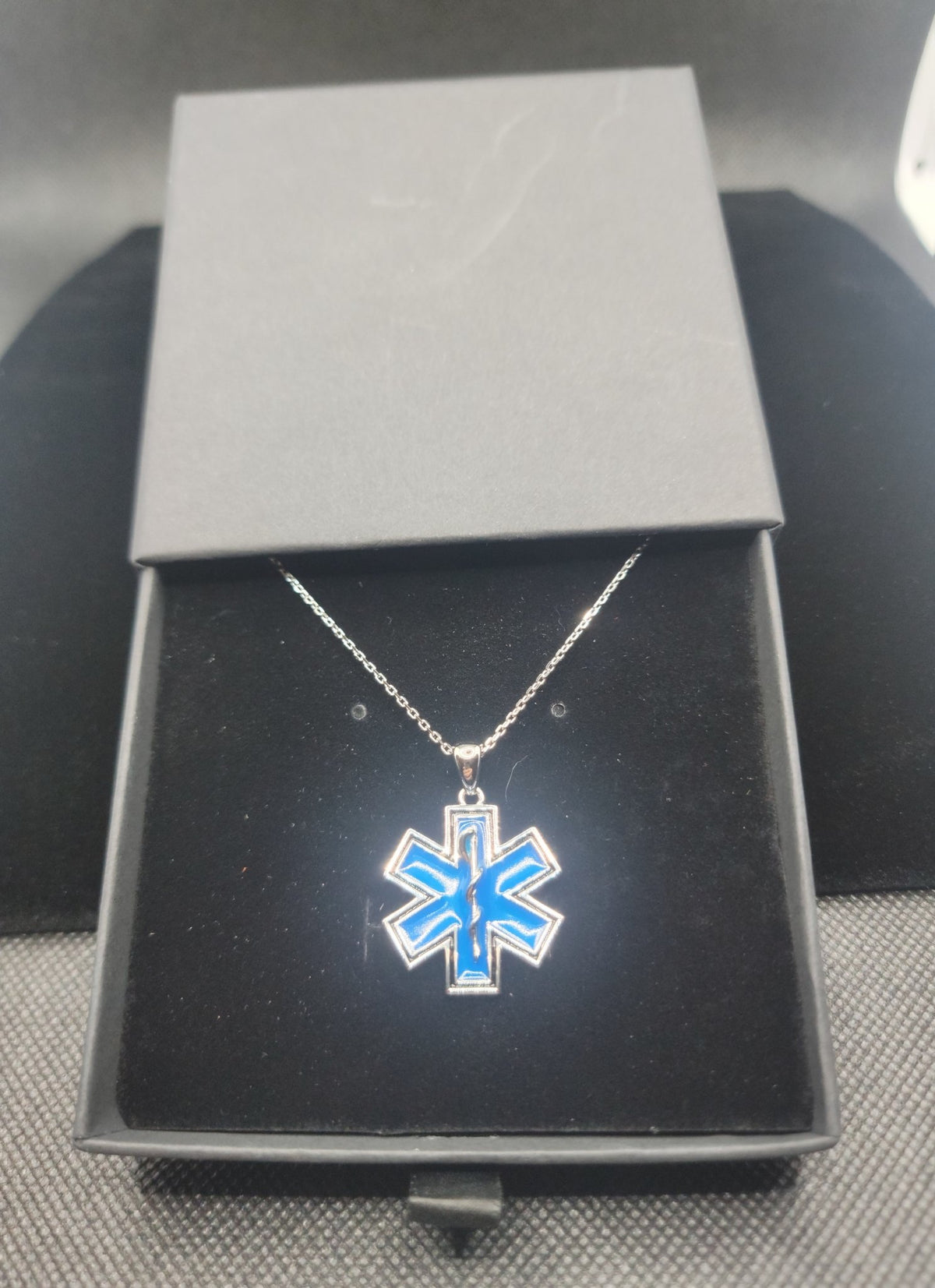 Pure Silver Star of Life Pendant Necklace Original Slider Gift Box