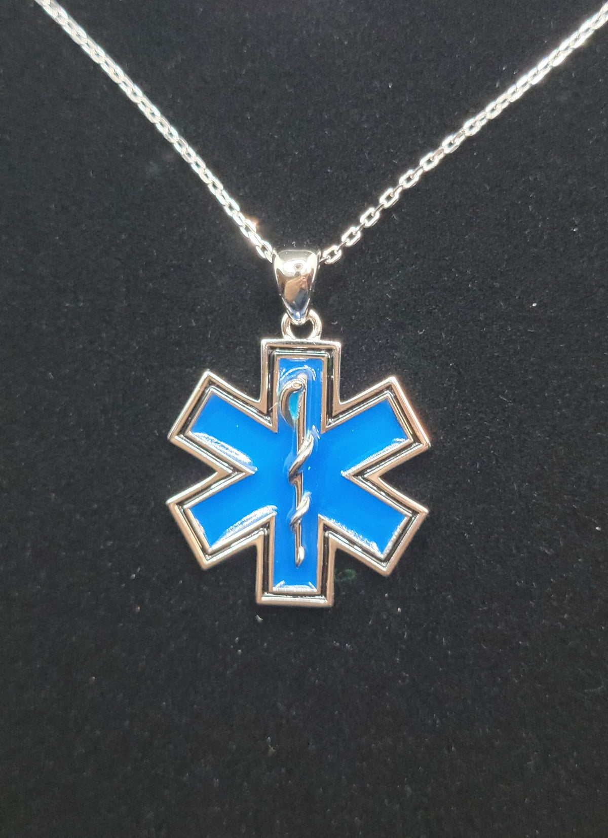 Pure Silver Star of Life Pendant Necklace - Salty Medic Clothing Co.