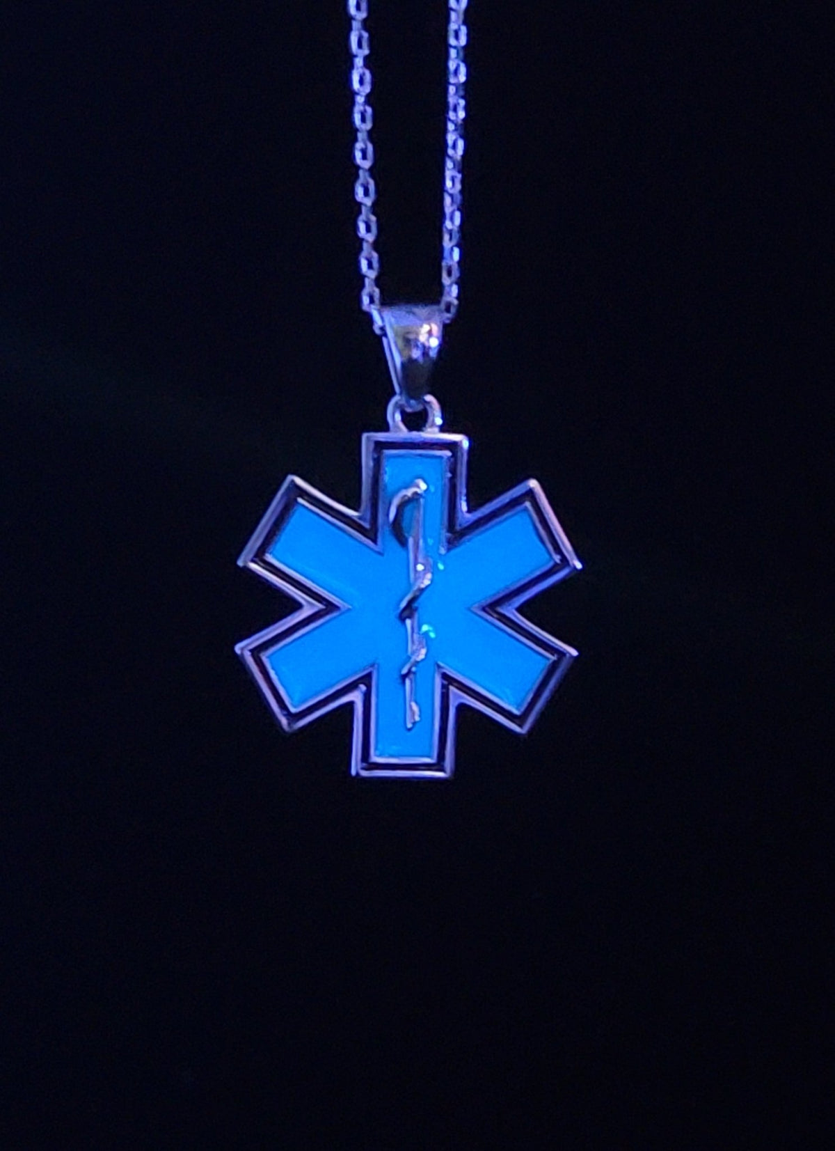 Pure Silver Star of Life Pendant Necklace