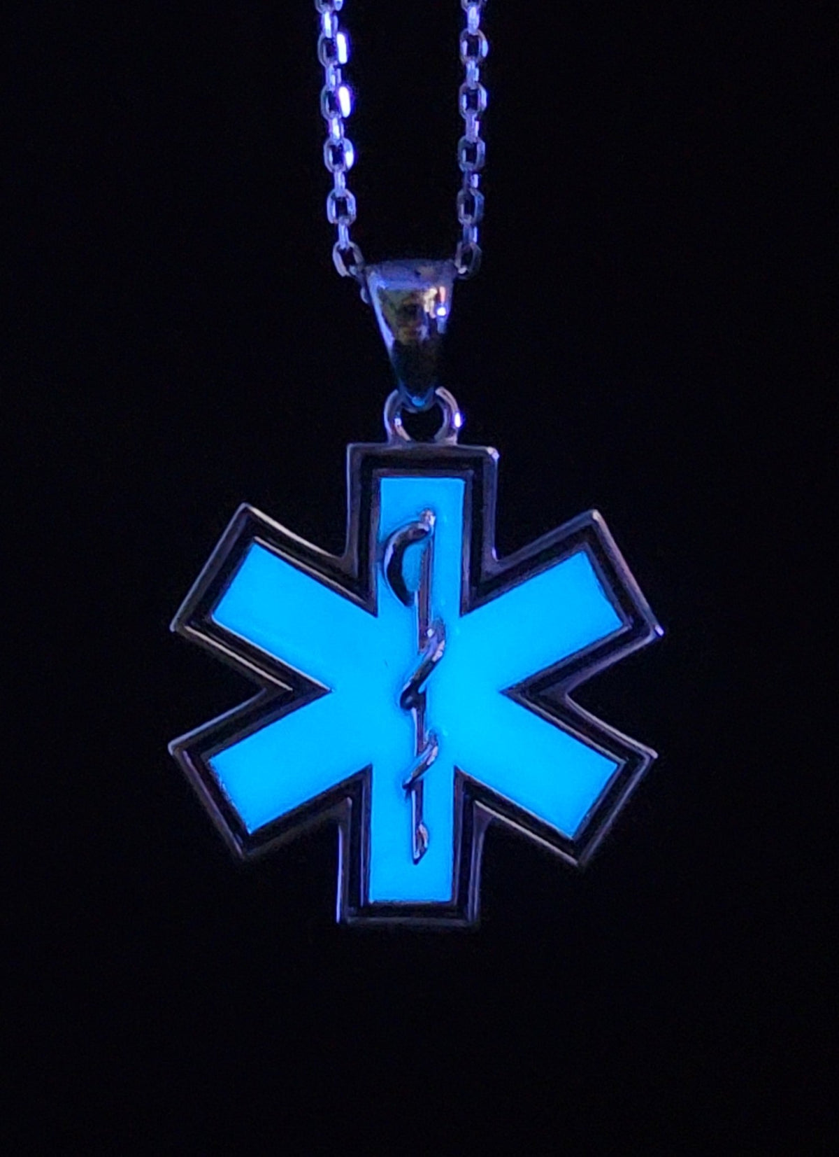 Pure Silver Star of Life Pendant Necklace