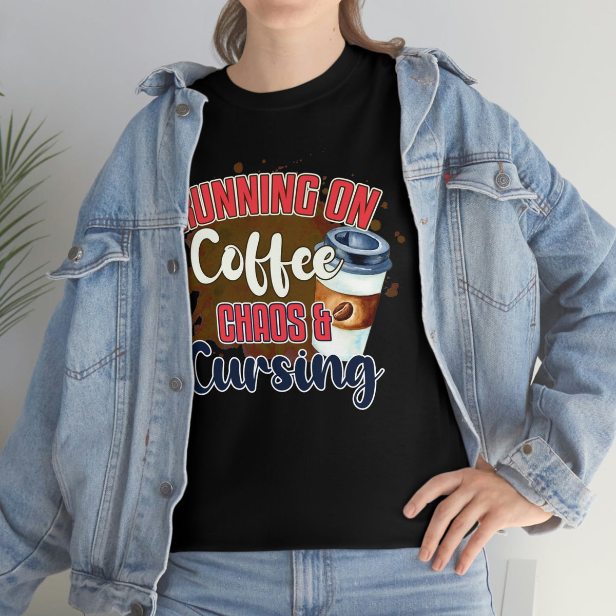 Running On Coffee, Cursing and Chaos Cotton Tee - Salty Medic Clothing Co.