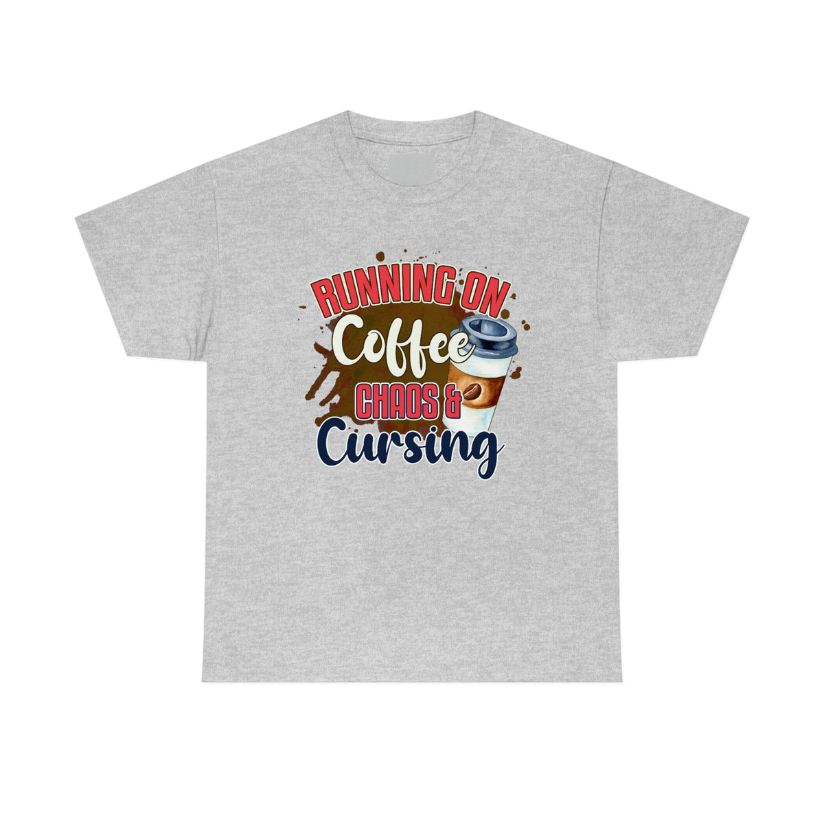 Running On Coffee, Cursing and Chaos Cotton Tee - Salty Medic Clothing Co.