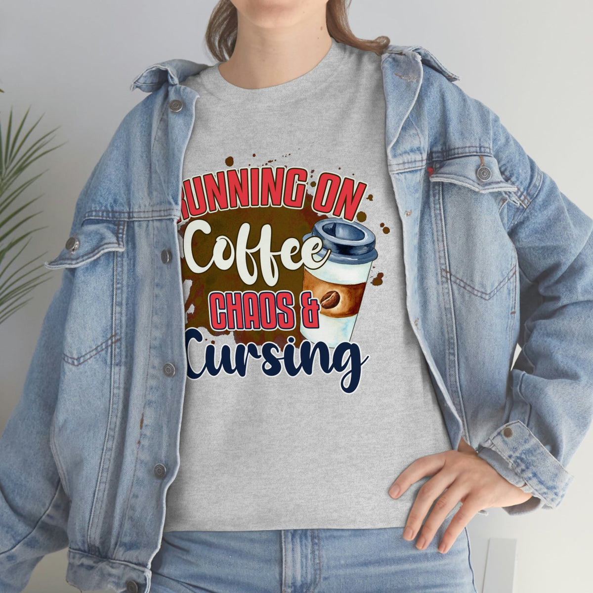Running On Coffee, Cursing and Chaos Cotton Tee - Salty Medic Clothing Co.
