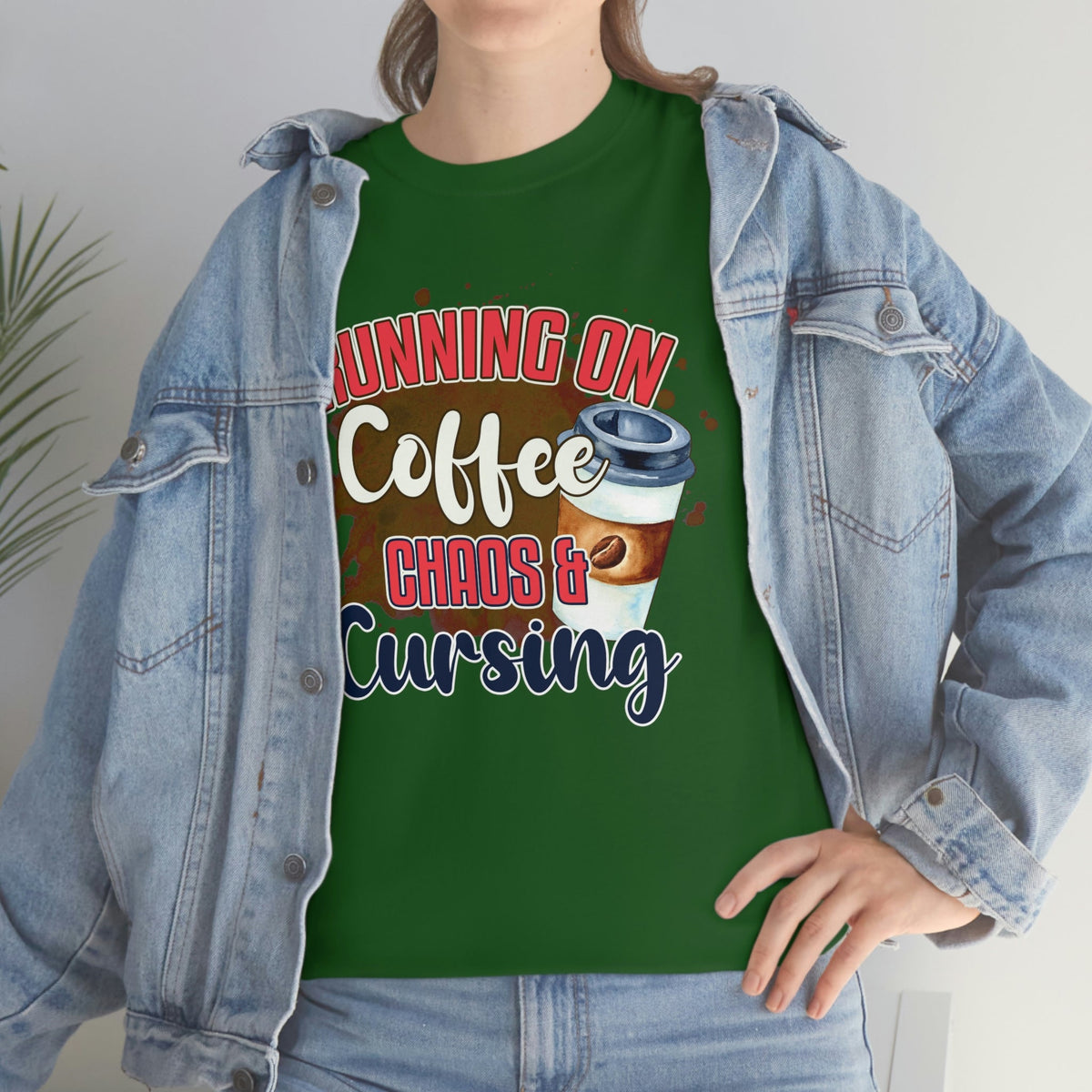 Running On Coffee, Cursing and Chaos Cotton Tee - Salty Medic Clothing Co.