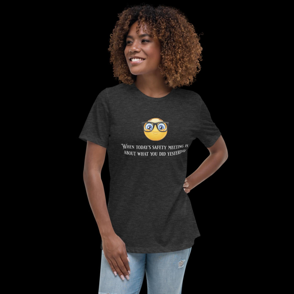 Saftey Meeting Women's Relaxed T-Shirt - Salty Medic Clothing Co.